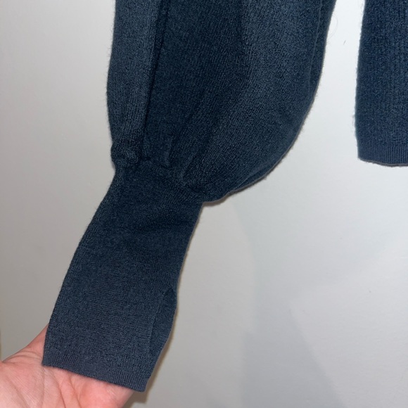 ULLA JOHNSON Balloon Sleeve Merino Wool Sweater - Picture 5 of 8